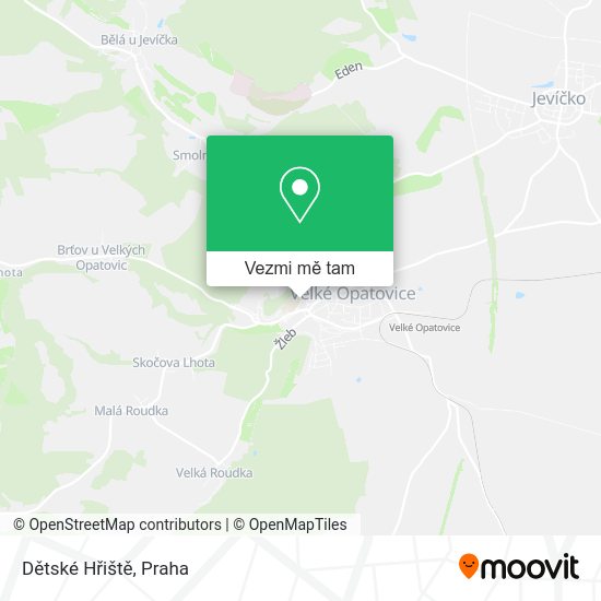 Dětské Hřiště mapa