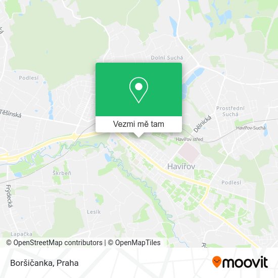 Boršičanka mapa