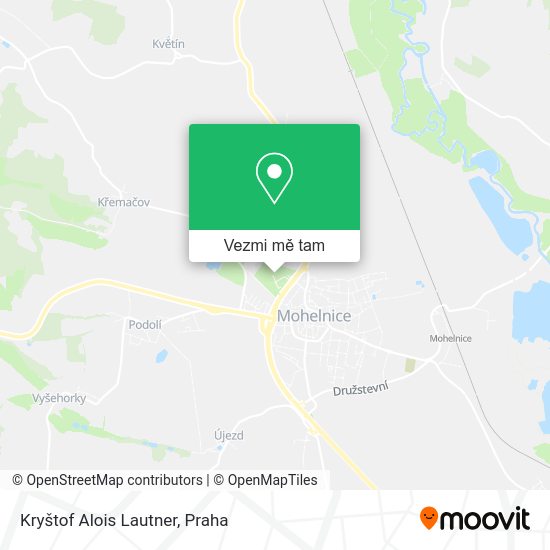 Kryštof Alois Lautner mapa