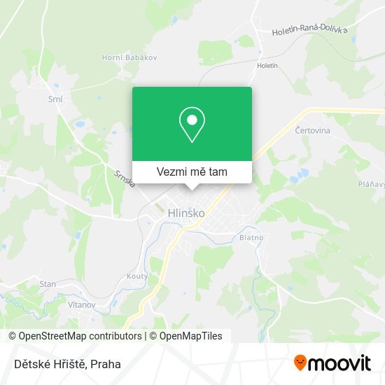 Dětské Hřiště mapa