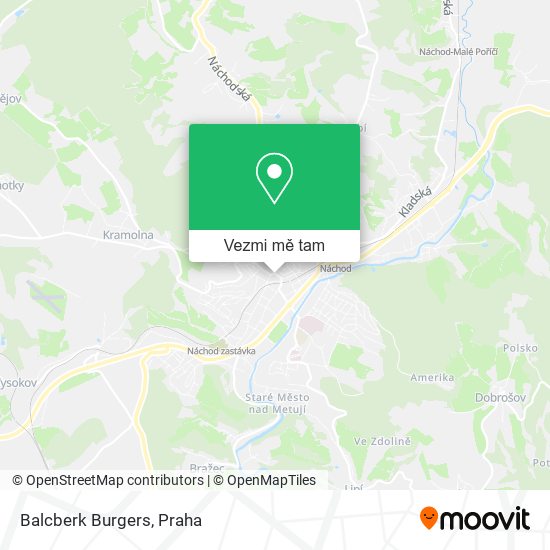 Balcberk Burgers mapa