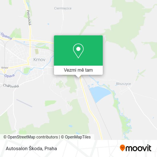Autosalon Škoda mapa
