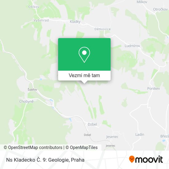 Ns Kladecko Č. 9: Geologie mapa
