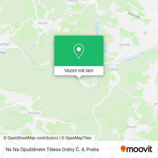 Ns Na Opuštěném Tělese Dráhy Č. 4 mapa