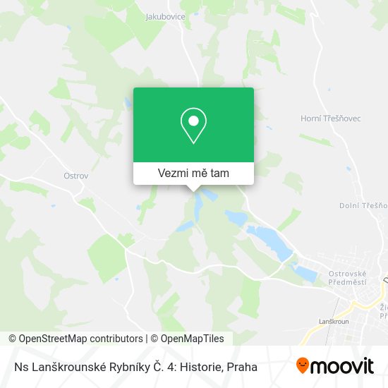 Ns Lanškrounské Rybníky Č. 4: Historie mapa