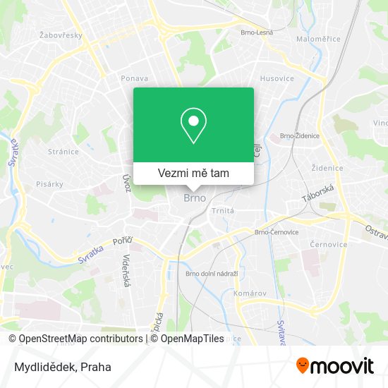 Mydlidědek mapa