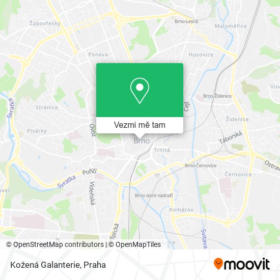Kožená Galanterie mapa