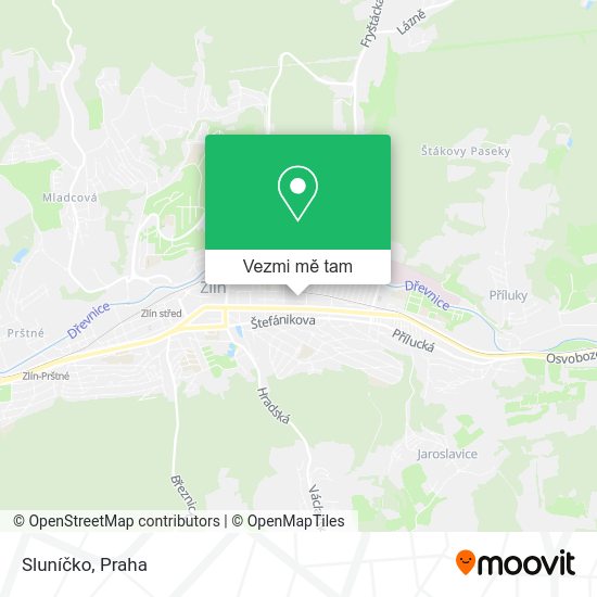 Sluníčko mapa