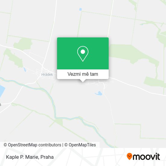 Kaple P. Marie mapa