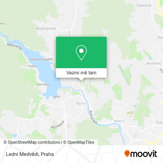 Lední Medvědi mapa