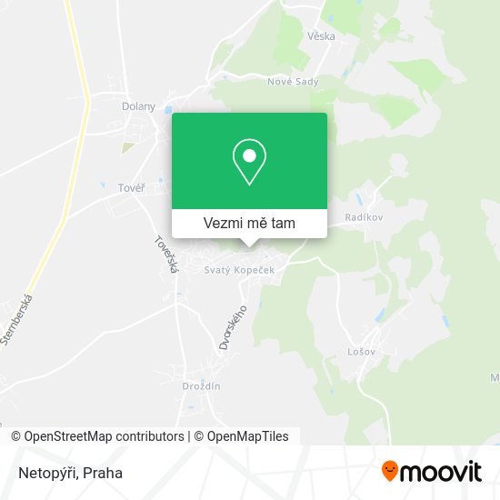Netopýři mapa