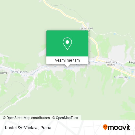 Kostel Sv. Václava mapa