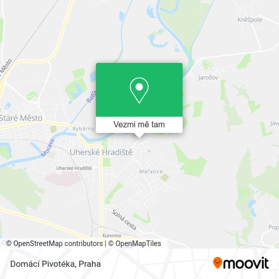 Domácí Pivotéka mapa