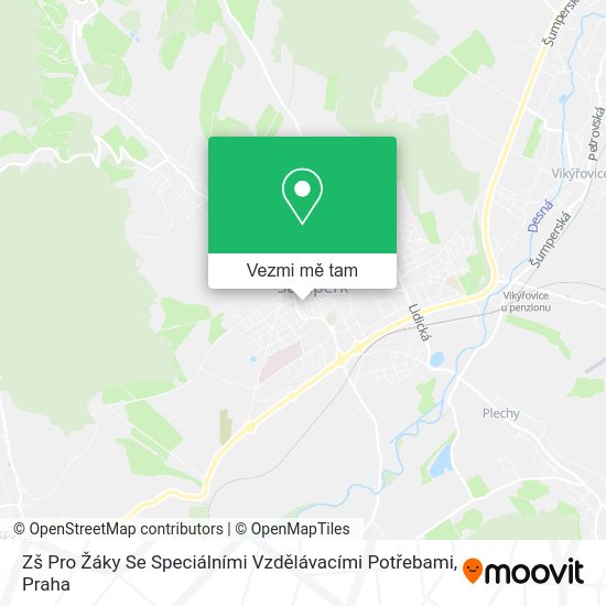 Zš Pro Žáky Se Speciálními Vzdělávacími Potřebami mapa