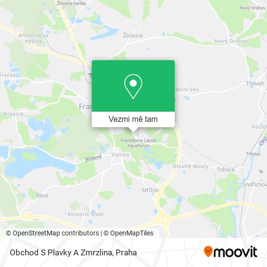 Obchod S Plavky A Zmrzlina mapa