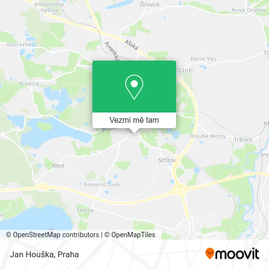 Jan Houška mapa