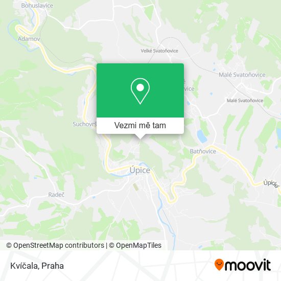 Kvíčala mapa
