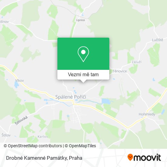 Drobné Kamenné Památky mapa