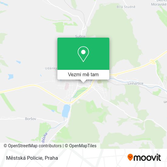 Městská Policie mapa