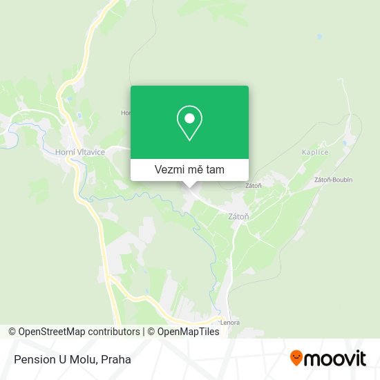 Pension U Molu mapa