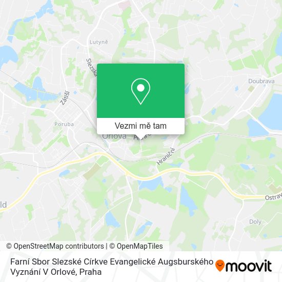 Farní Sbor Slezské Církve Evangelické Augsburského Vyznání V Orlové mapa