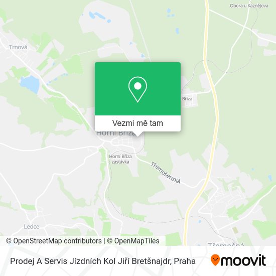 Prodej A Servis Jízdních Kol Jiří Bretšnajdr mapa