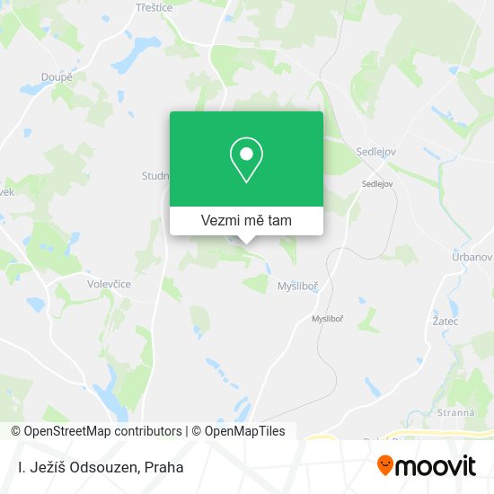 I. Ježíš Odsouzen mapa