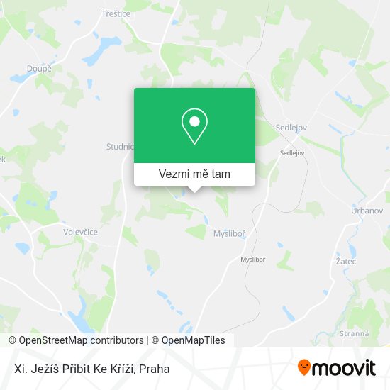 Xi. Ježíš Přibit Ke Kříži mapa