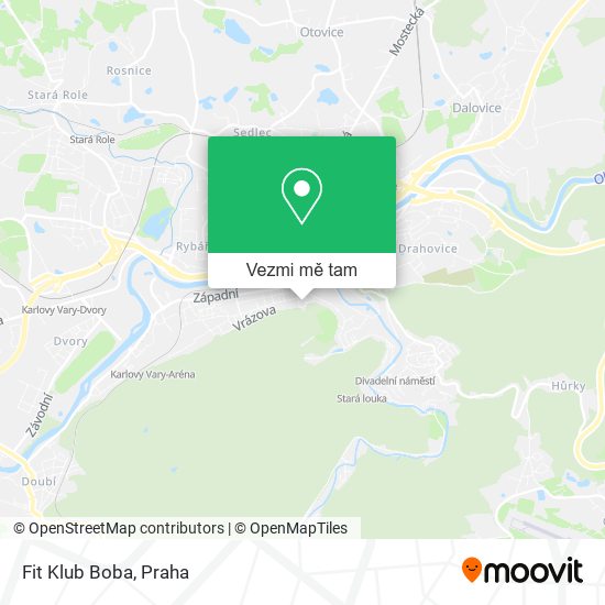 Fit Klub Boba mapa