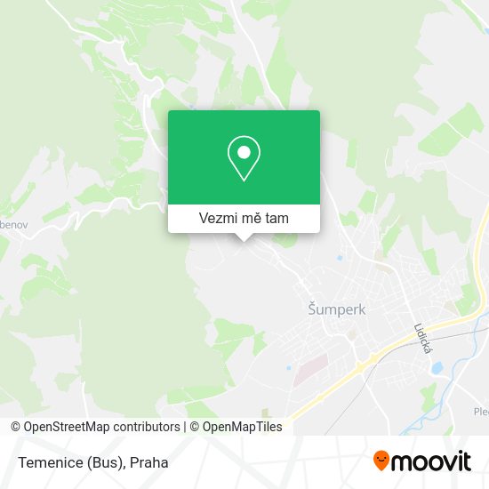 Temenice (Bus) mapa