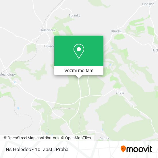Ns Holedeč - 10. Zast. mapa
