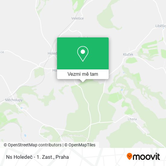 Ns Holedeč - 1. Zast. mapa