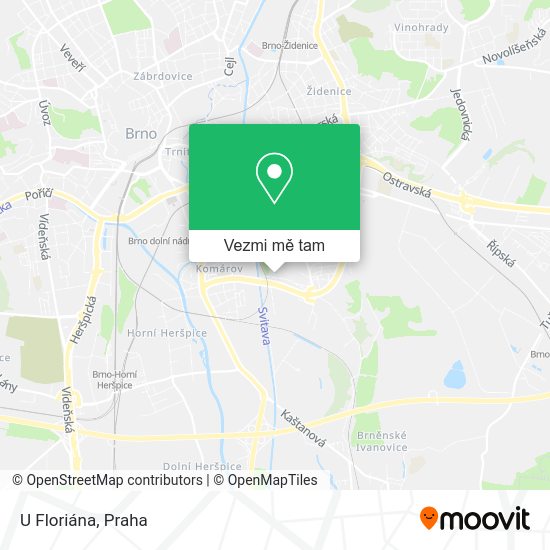 U Floriána mapa
