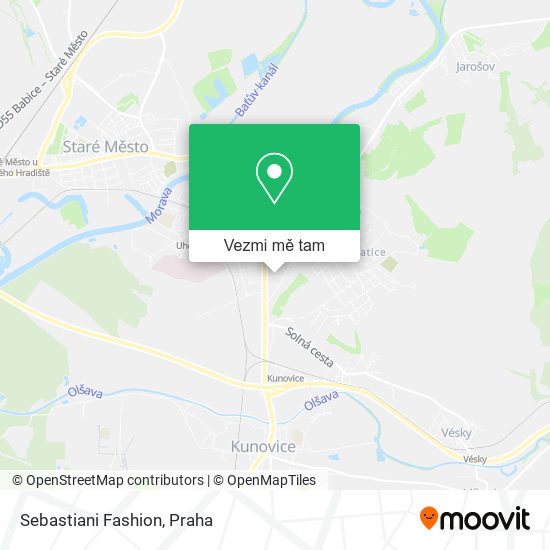 Sebastiani Fashion mapa