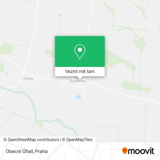 Obecní Úřad mapa