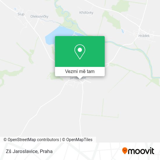 Zš Jaroslavice mapa