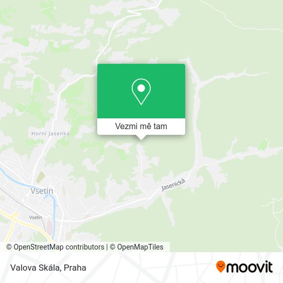 Valova Skála mapa