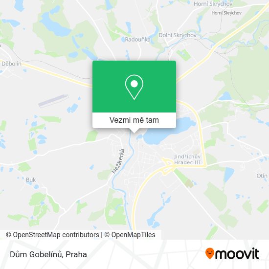 Dům Gobelínů mapa