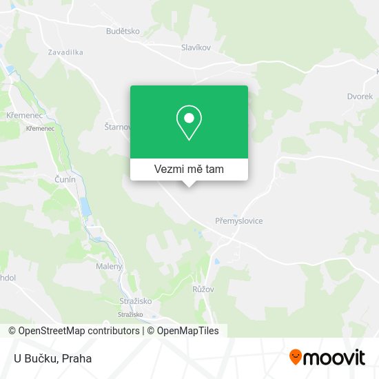 U Bučku mapa