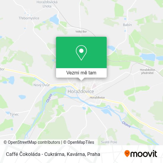 Caffé Čokoláda - Cukrárna, Kavárna mapa