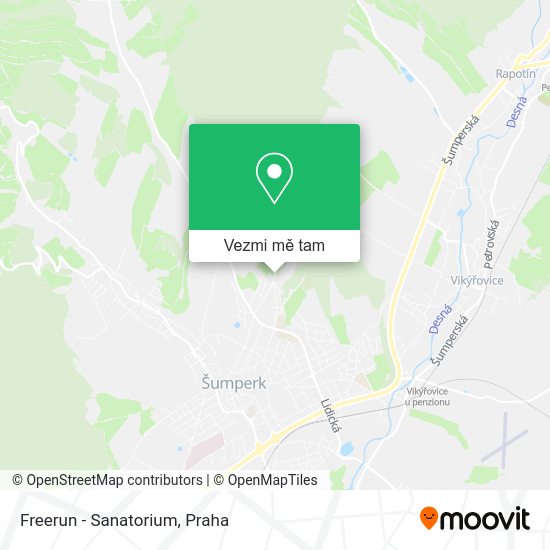 Freerun - Sanatorium mapa
