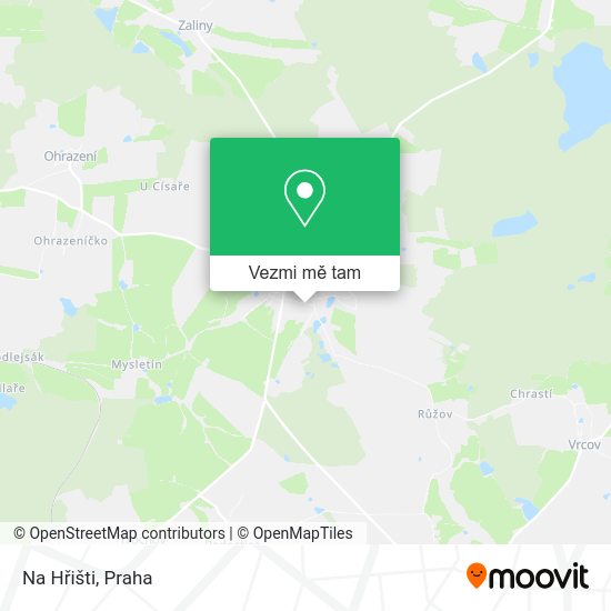 Na Hřišti mapa