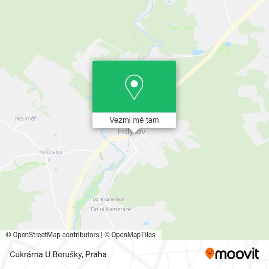 Cukrárna U Berušky mapa