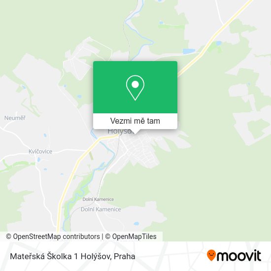 Mateřská Školka 1 Holýšov mapa
