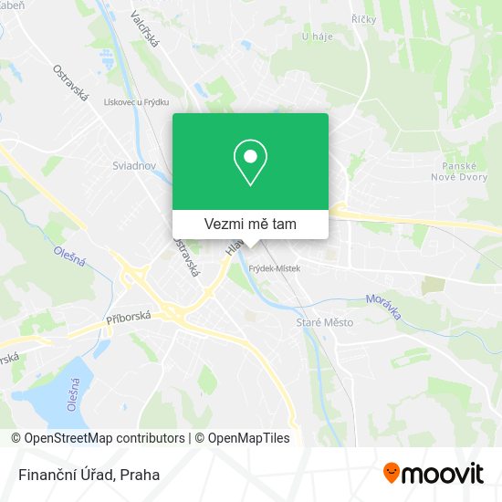 Finanční Úřad mapa