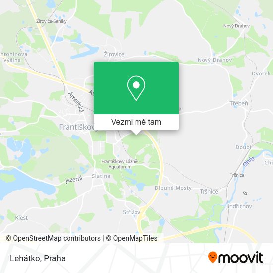 Lehátko mapa
