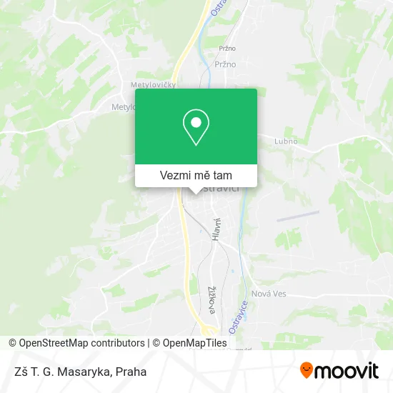 Zš T. G. Masaryka mapa