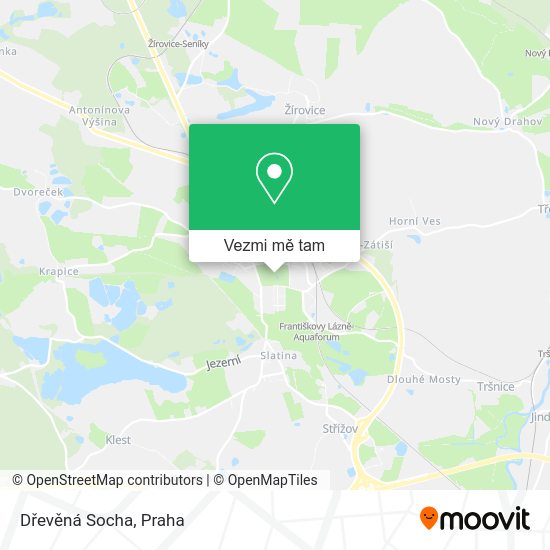 Dřevěná Socha mapa