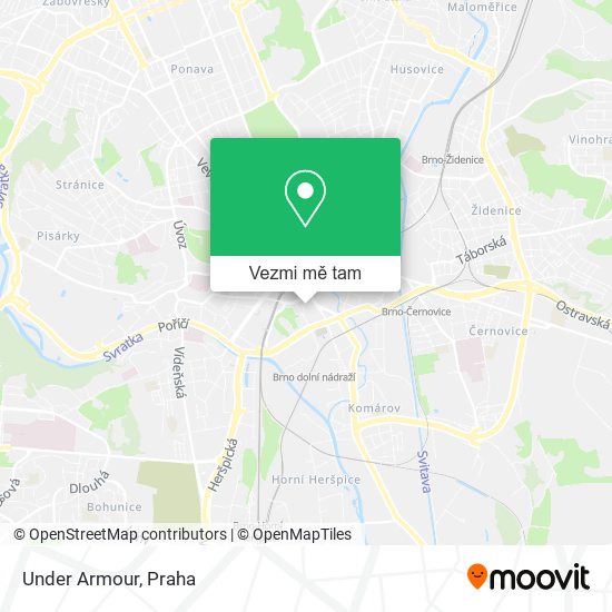 Under Armour mapa
