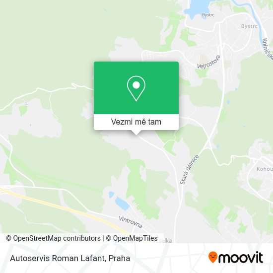 Autoservis Roman Lafant mapa